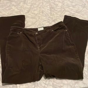 brown corduroy pants